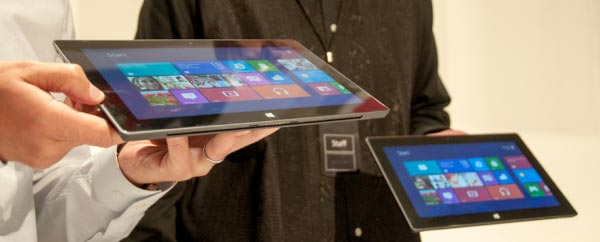 Windows 8 RT tablette tablet Microsoft Surface photo