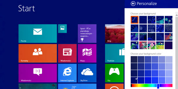 Premier aperçu de Windows Blue (Windows 8.1)