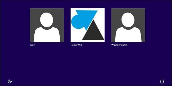 comptes utilisateurs Windows 8