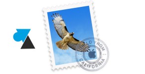WF Mail Mac OS icone timbre aigle