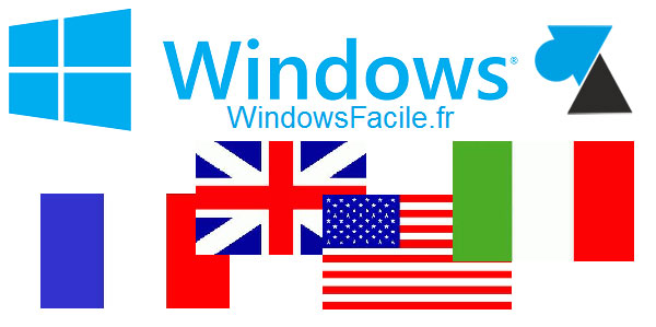 tutoriel WF changer langue systeme Windows 10