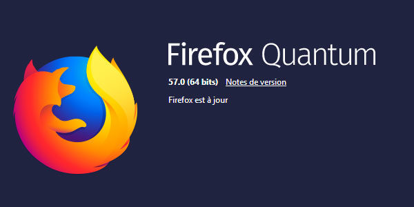 Nouvelle version de Mozilla Firefox : Quantum
