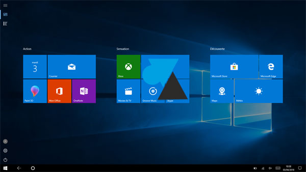 tutoriel Windows 10 Mode Tablette
