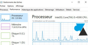 WF tutoriel Gestionnaire des taches Windows 10 taskmgr w10