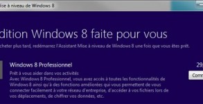 commander mise a jour Windows 8 pas cher 15€ ou 30€