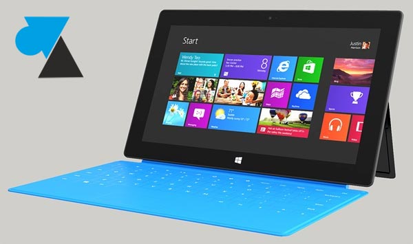 W8F tablette Surface Windows 8 RT