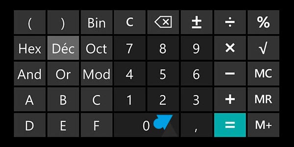 Nokia Lumia Windows Phone 8 calculatrice scientifique