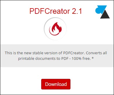 Télécharger PDFCreator pour créer des fichiers PDF  WindowsFacile.fr