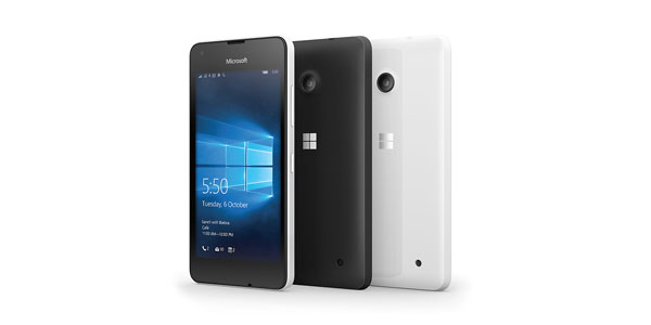 photo smartphone Microsoft Lumia 550 Windows 10 Mobile Nokia