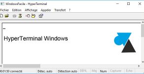 WF HyperTerminal Windows XP 7 10
