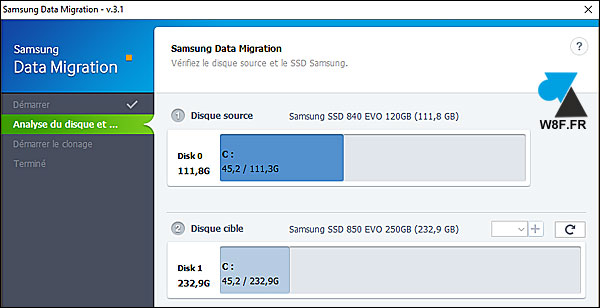 Cloner un dur vers SSD Samsung | WindowsFacile.fr