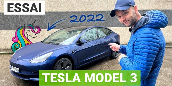 Présentation Tesla Model 3 de 2022