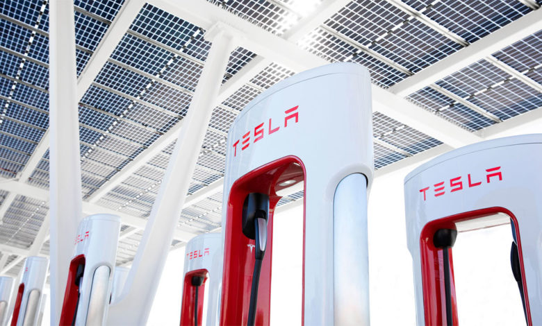 borne Tesla Superchargeur photo