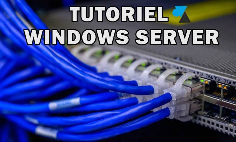 WF tutoriel Windows Server reseau