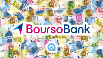 WF boursobank boursorama logo argent