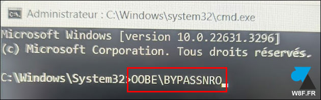 OOBE BYPASSNRO Windows 11 24h2 compte local