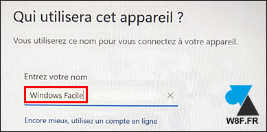 Windows 11 compte local