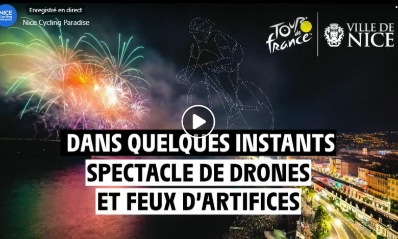 drones Tour de France Nice