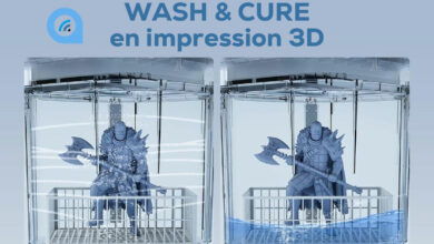 tutoriel wash cure imprimante 3D