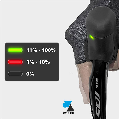 shimano di2 etat batterie cocotte