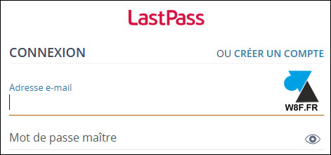 LastPass connexion