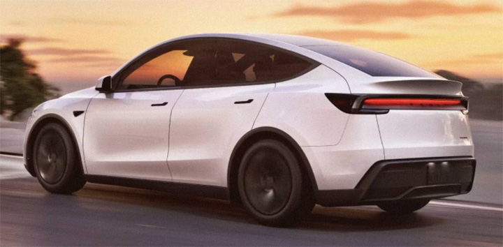 Tesla Model Y 2025 blanc Juniper