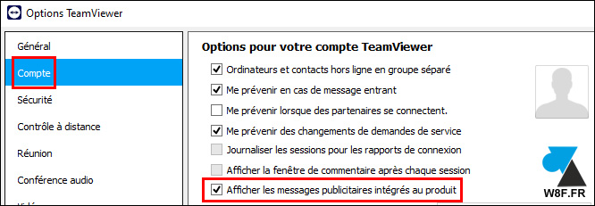 teamviewer parametres pub view