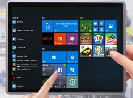 ecran tactile windows 8