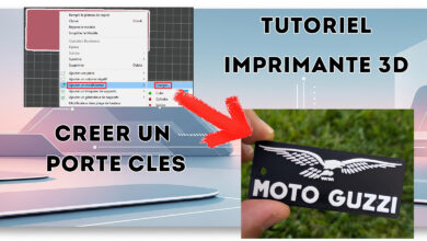 tutoriel imprimante 3D porte cles