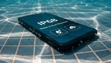 smartphone piscine ip68