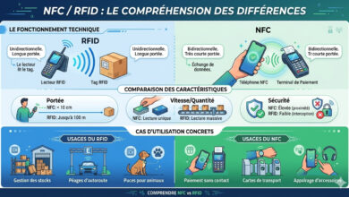 NFC RFID differences comparaison