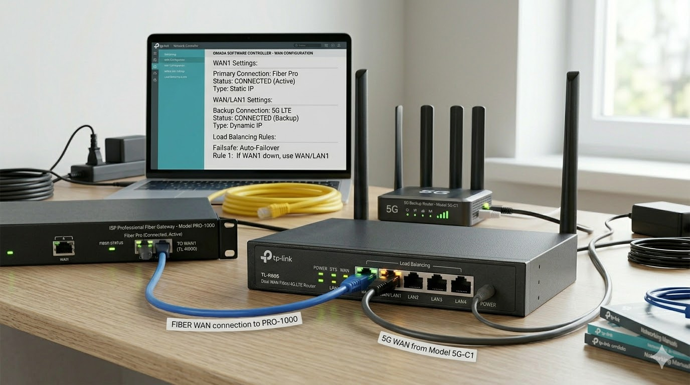Configurer une connexion internet de secours en 4G / 5G